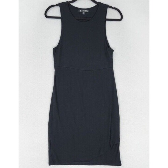 Athleta Rincon Women's Dress‎ Black XXS Soft Stretchy - Picture 1 of 7